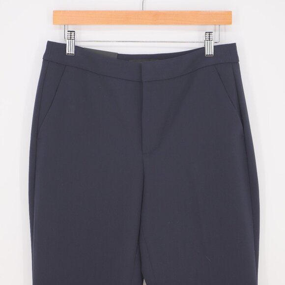 NWT BANANA REPUBLIC High-Rise Crop Flare Pant with Stretch Navy Size 6 - Picture 5 of 10